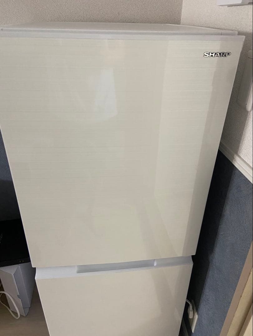 SHARP 冷蔵庫 SJ-D15G-W 152L 2021年製　【引き取り限定】