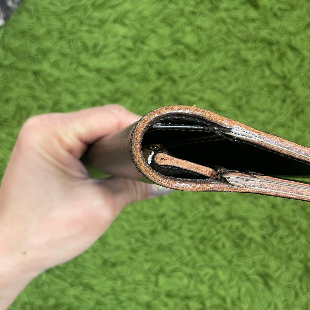 最終お値下げ！PORTER カジノ ブラウン 長財布 ポーター レザー