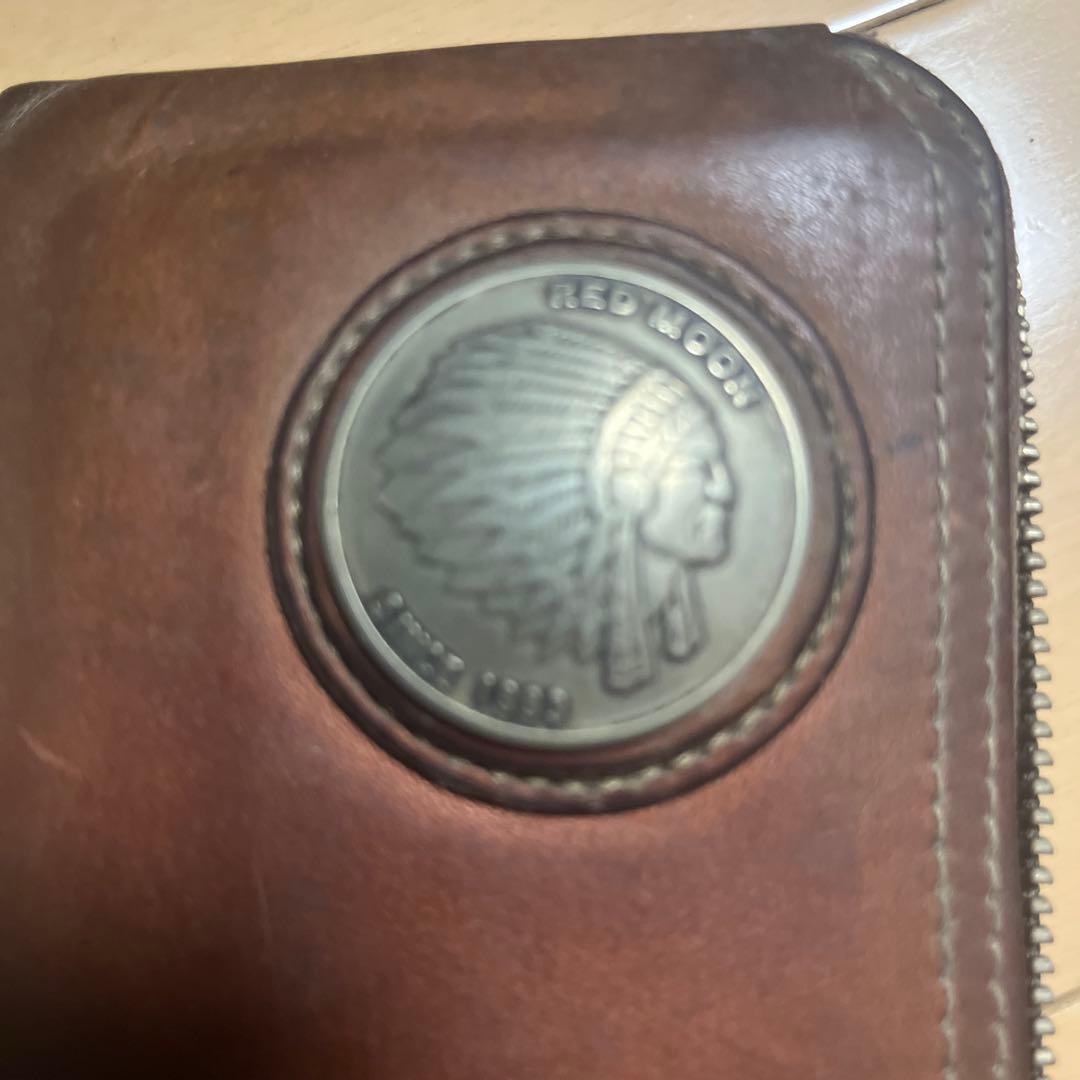 RED MOONレザー長財布 インディアンヘッド