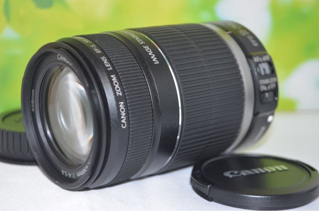 極美品級　キャノン Canon EF-S 55-250mm IS☆お手軽望遠