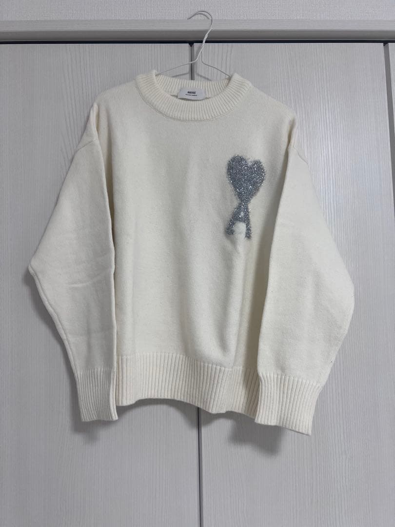 ami paris ハートモチーフ ニット