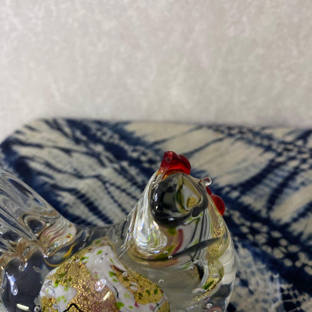 黒木国昭　硝子　鶏　欠け有り