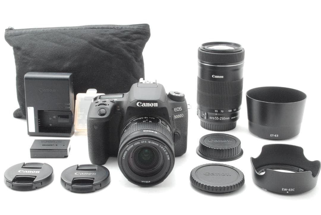 Canon EOS 9000D ダブルズームキット 美品