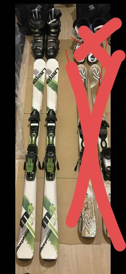 Elanスキー + Salomonブーツ 2点セット