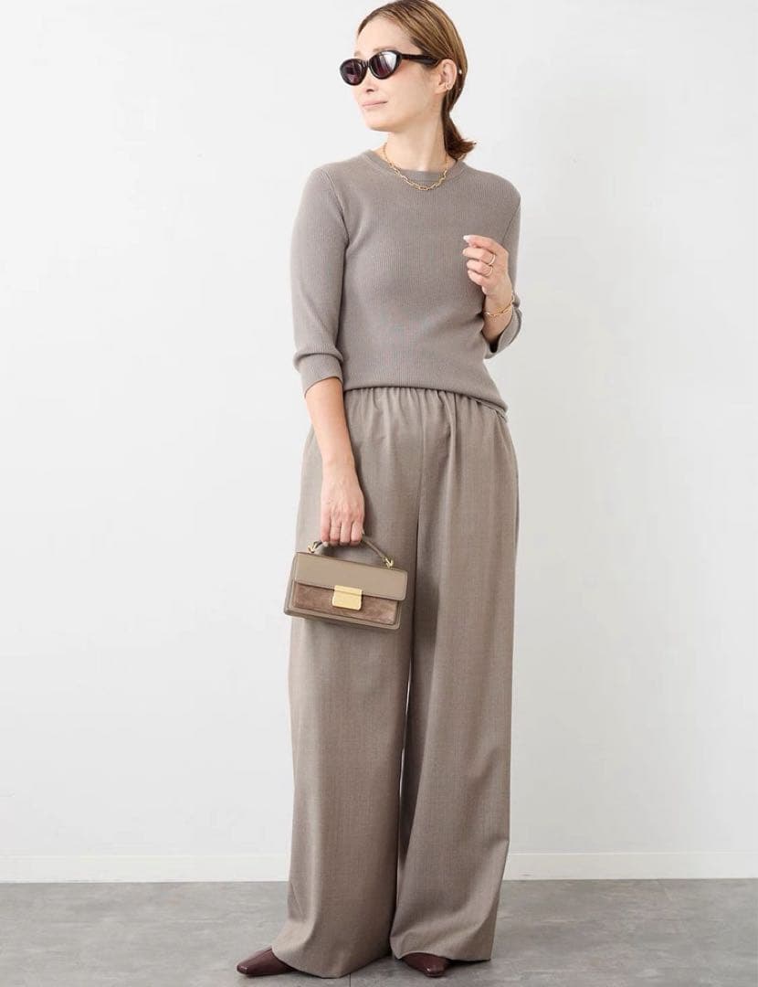 Deuxieme Classe Rib クルーネック プルオーバー