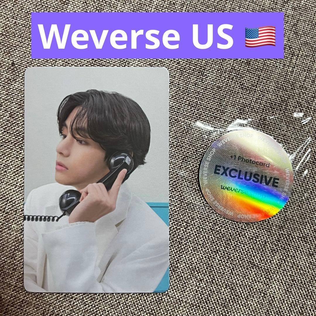 BTS PTD Weverse US アメリカ 特典 トレカ テヒョン テテ v