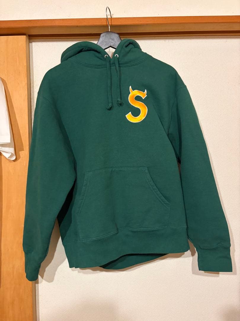 トップス Supreme S logo hooded sweatshirt