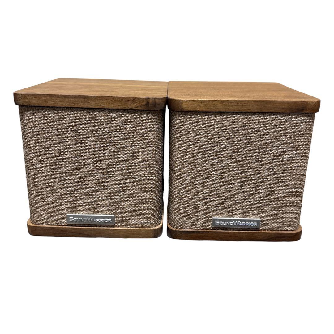 ほぼ未使用/連番 Sound Warrior SW-SP2 コンパクトスピーカー