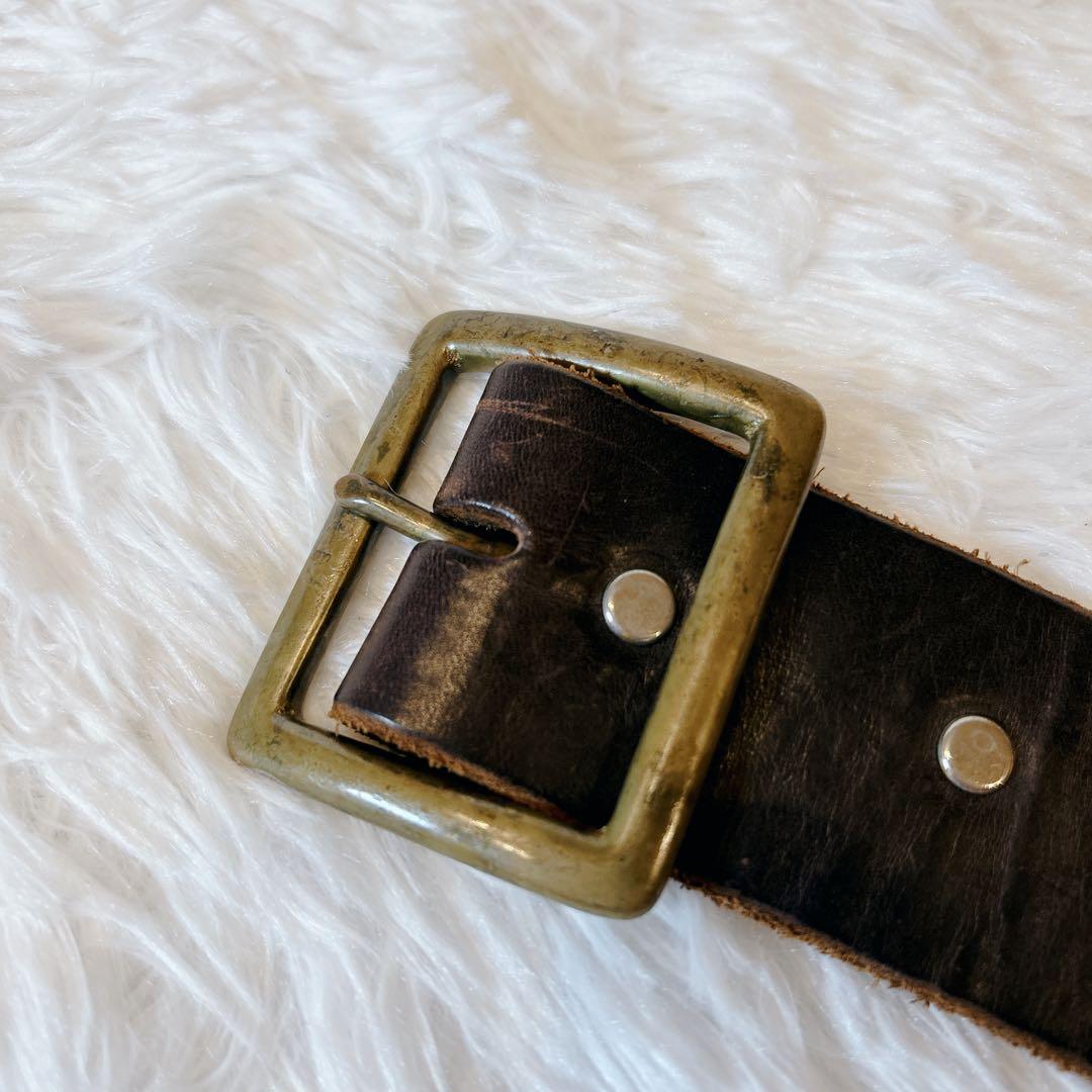 【希少】HTC USA製 フラワーコンチョ スタッズベルト 36