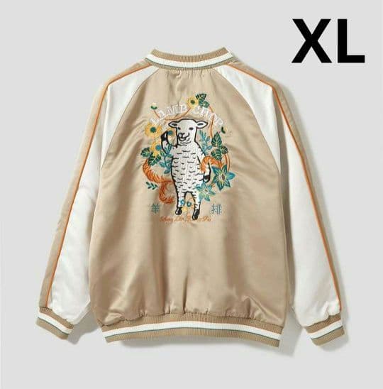 フラワーカンフーラムチョップ｜スカジャン 男女兼用 XL 新品