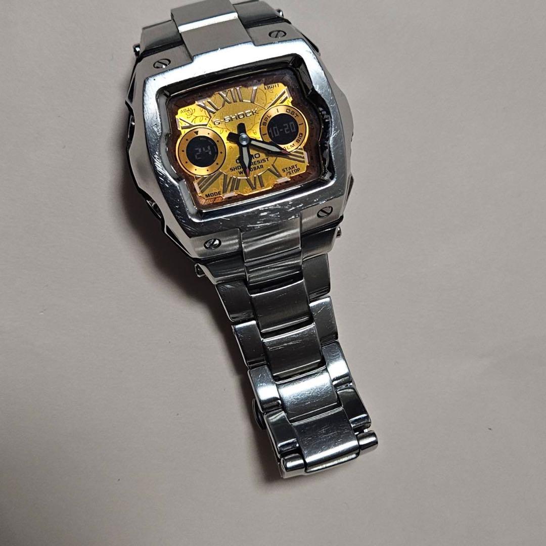 希少稼働品　G-SHOCK G-011AD　激レア!!フルメタルスクエアオレンジ