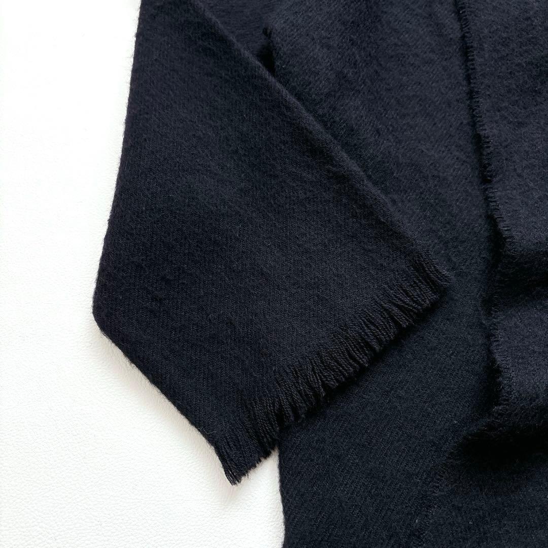 COMOLI コモリ ストールジャケット ウール100 カーディガン ブラック