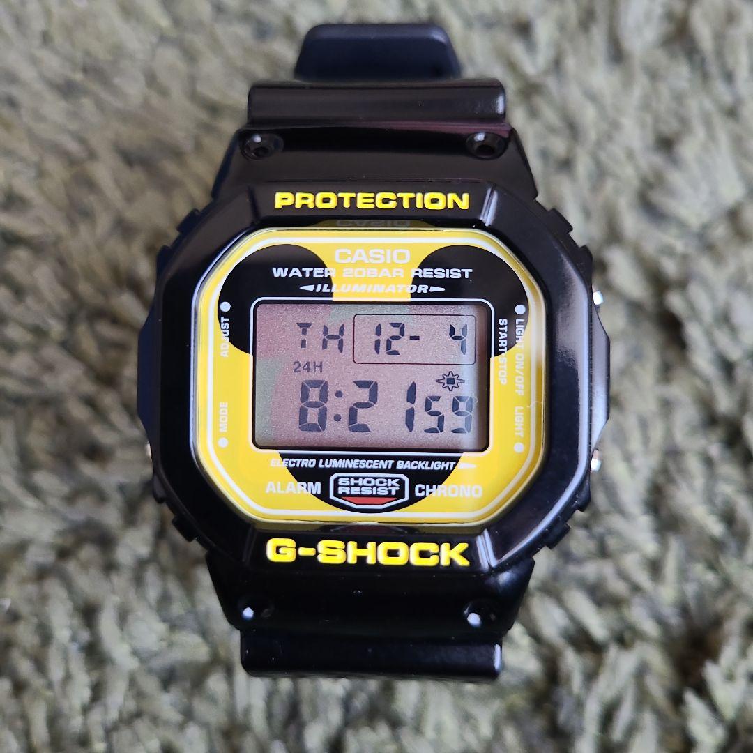 【美品】G-SHOCK DW-5600 ディズニーシー　コラボ ミッキー