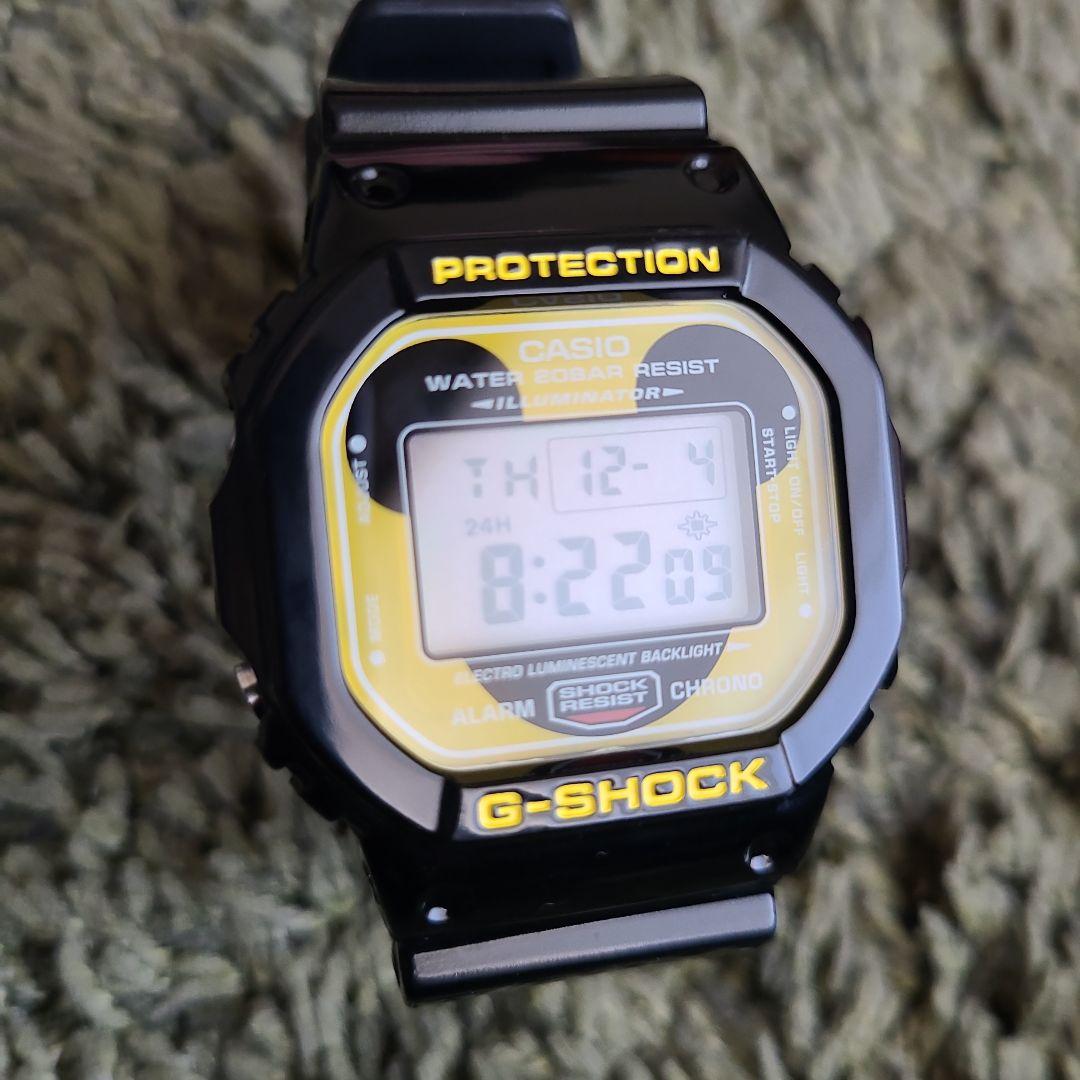 【美品】G-SHOCK DW-5600 ディズニーシー　コラボ ミッキー