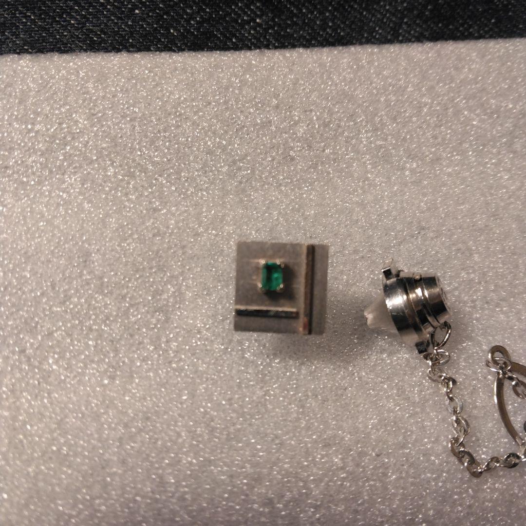 K14WG タイピン　ビンテージ　中古品　スーツ　ネクタイ