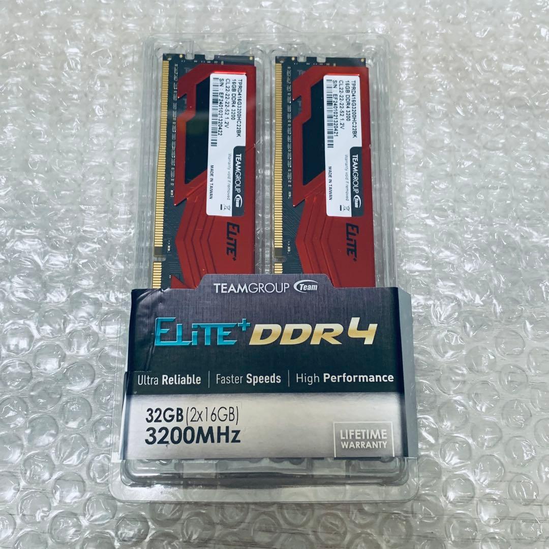 メモリ Elite DDR4-3200 16GB×2