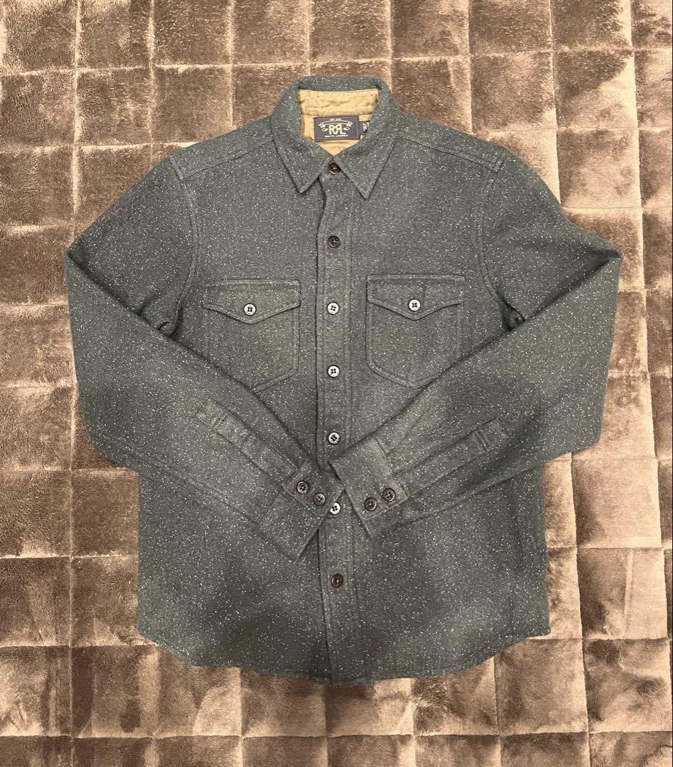 ★RRLダブルアールエル★ウールシャツ
