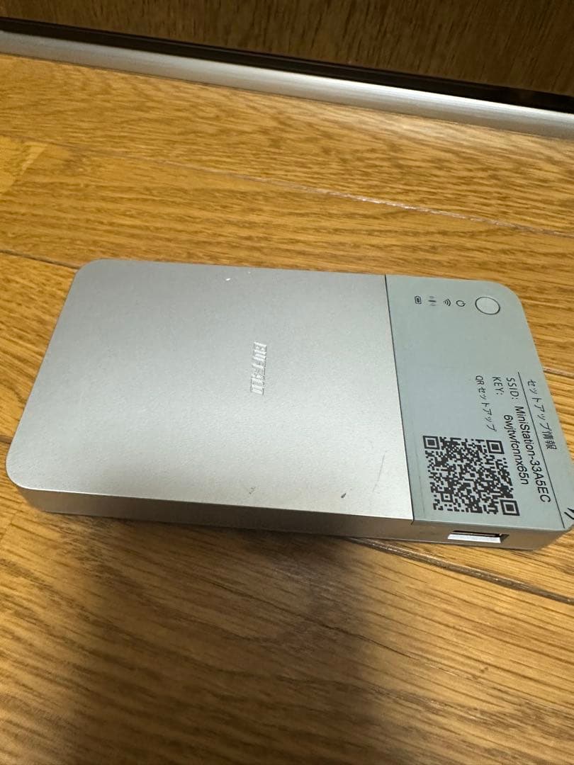 HDW-PD1.0U3 BUFFALO Wi-Fi接続ポータブルHDD ジャンク