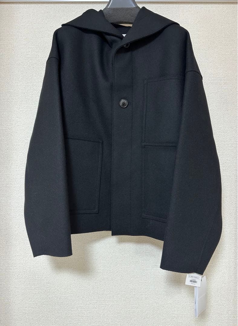 【HYKE(ハイク)】WORK JACKET ショート　ブラック　新品