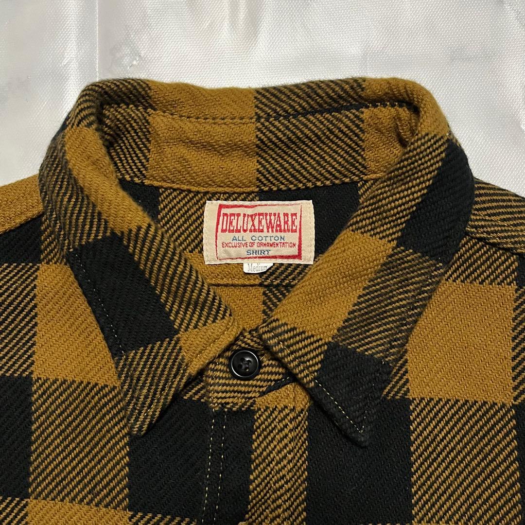 デラックスウェア バッファローチェック ネルシャツ
