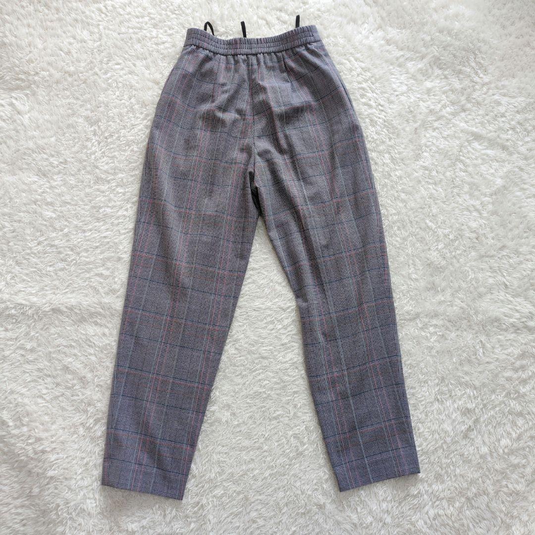 PSポールスミス　パンツスーツセットアップ チェック　グレー　水玉　フォーマル