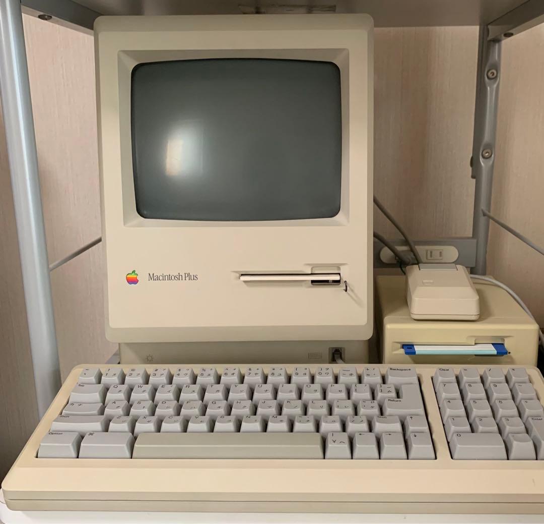 【ジャンク品】　Macintosh Plus 本体他(画像参照)