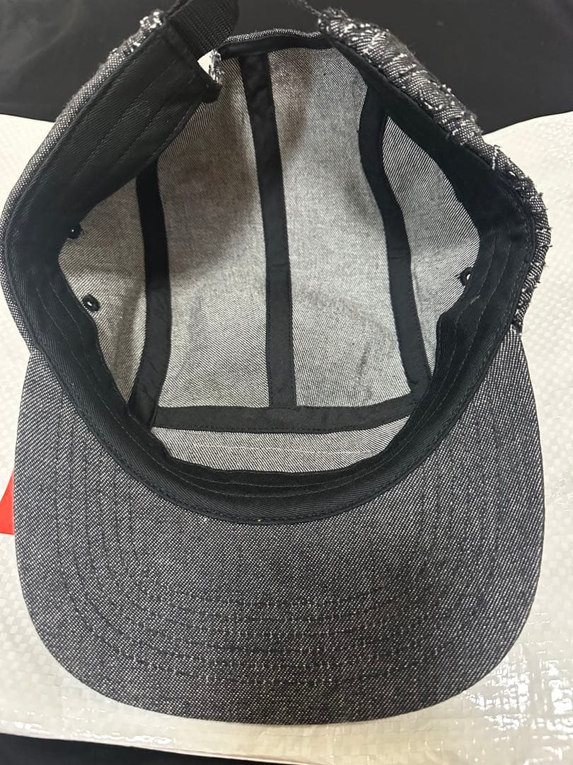 Supreme ダークグレー デニムキャップ