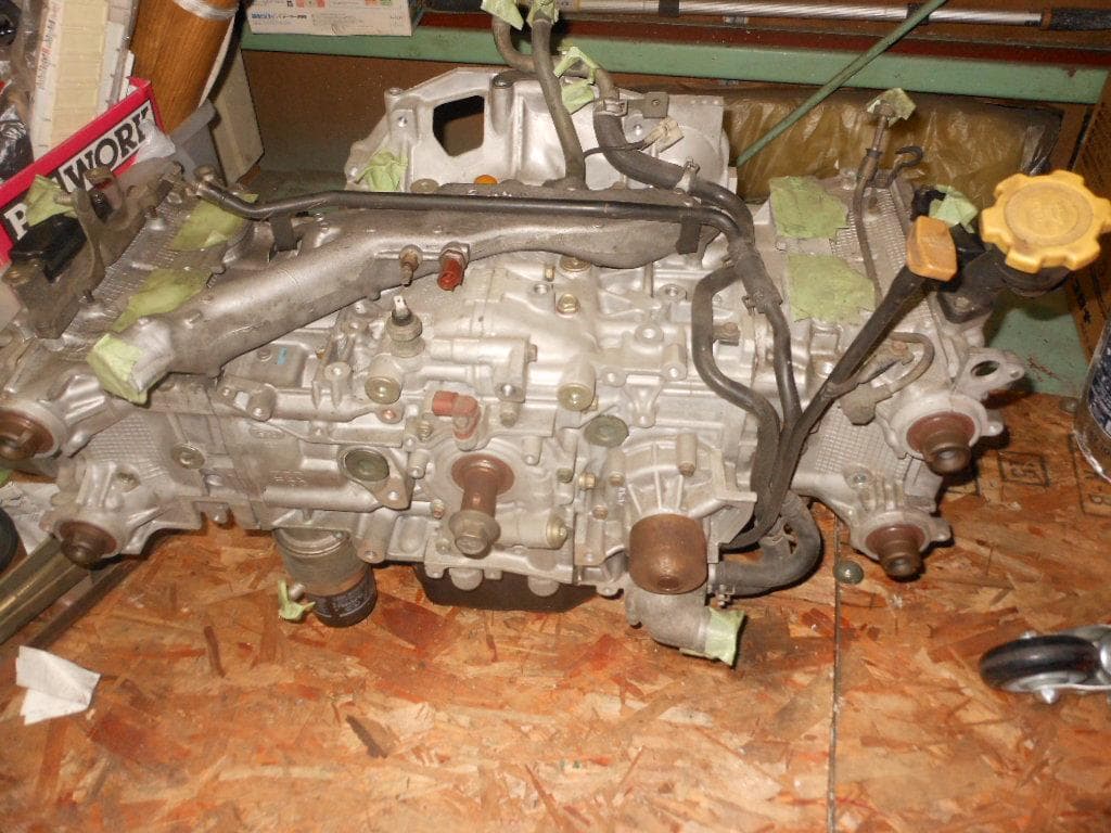 スバル　EJ20　BG5ターボMT用エンジンOH済み中古