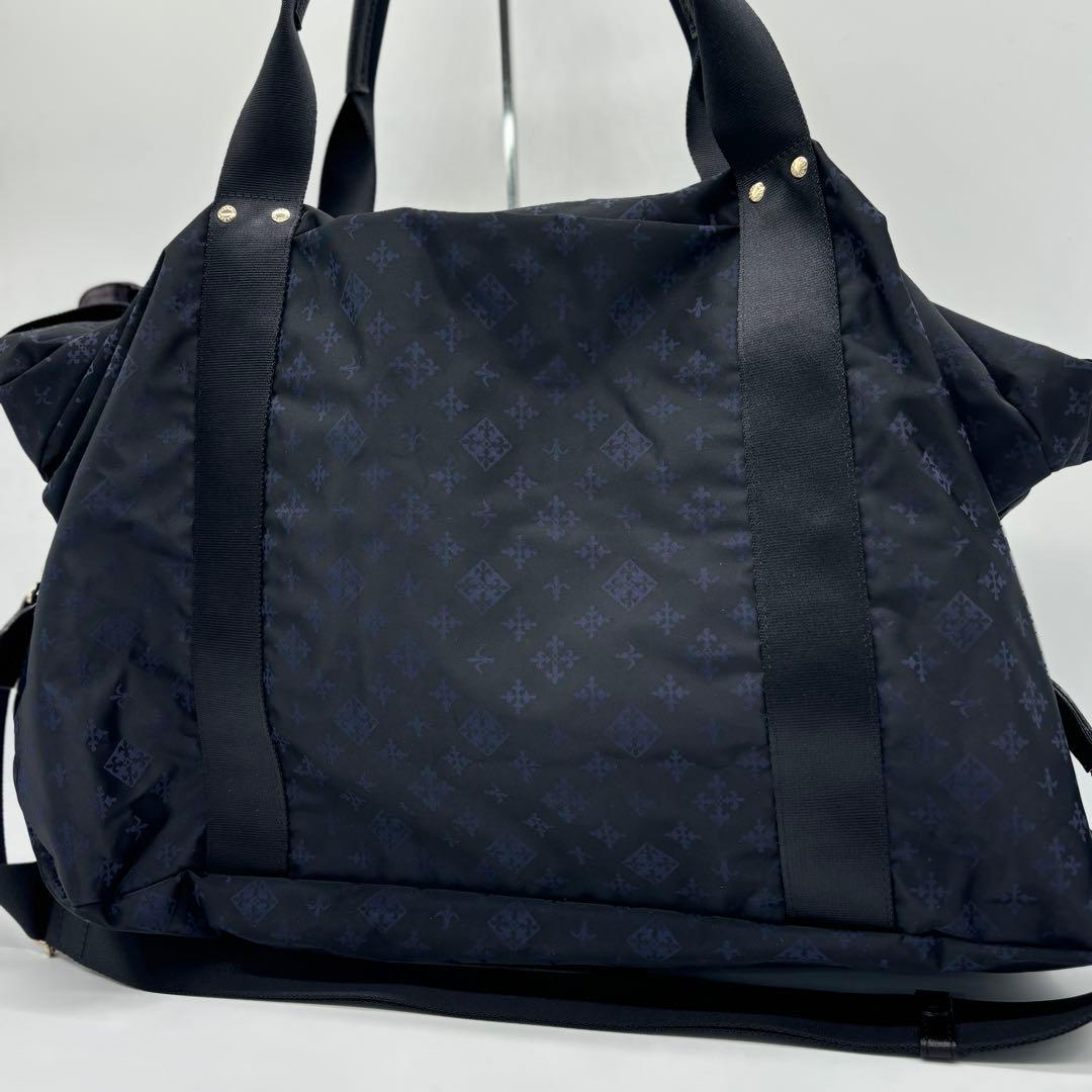 極美品✨ラシット ボストンバッグ 2way 総柄 ナイロン 大容量