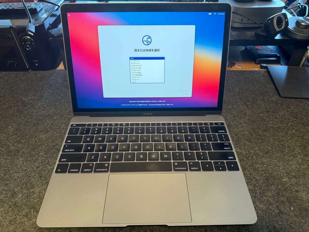 Apple MacBook スペースグレイ A1534 説明事項あり