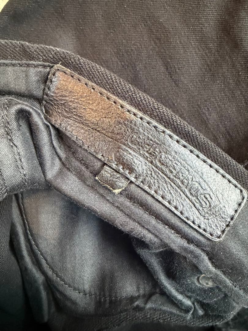 CHROME HEARTS DENIM STRAIGHT PANTS ブラック