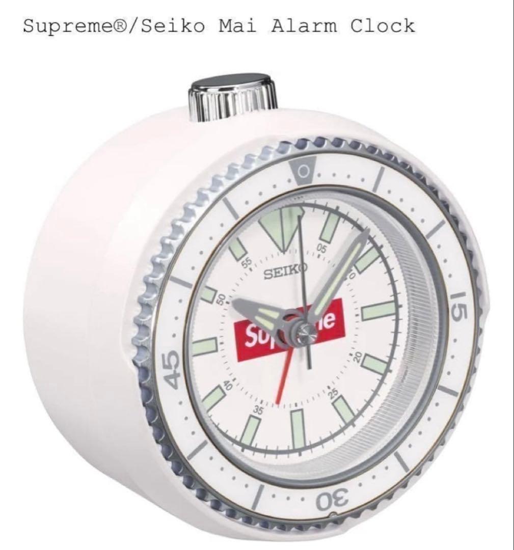 Supreme 25SS Seiko Mai Alarm Clock ホワイト