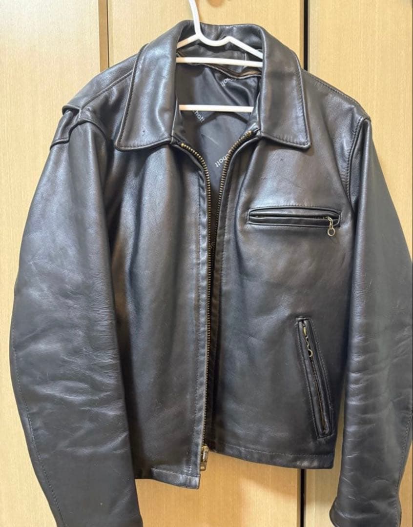 極美品　scott レザージャケット　642 ライナーなし