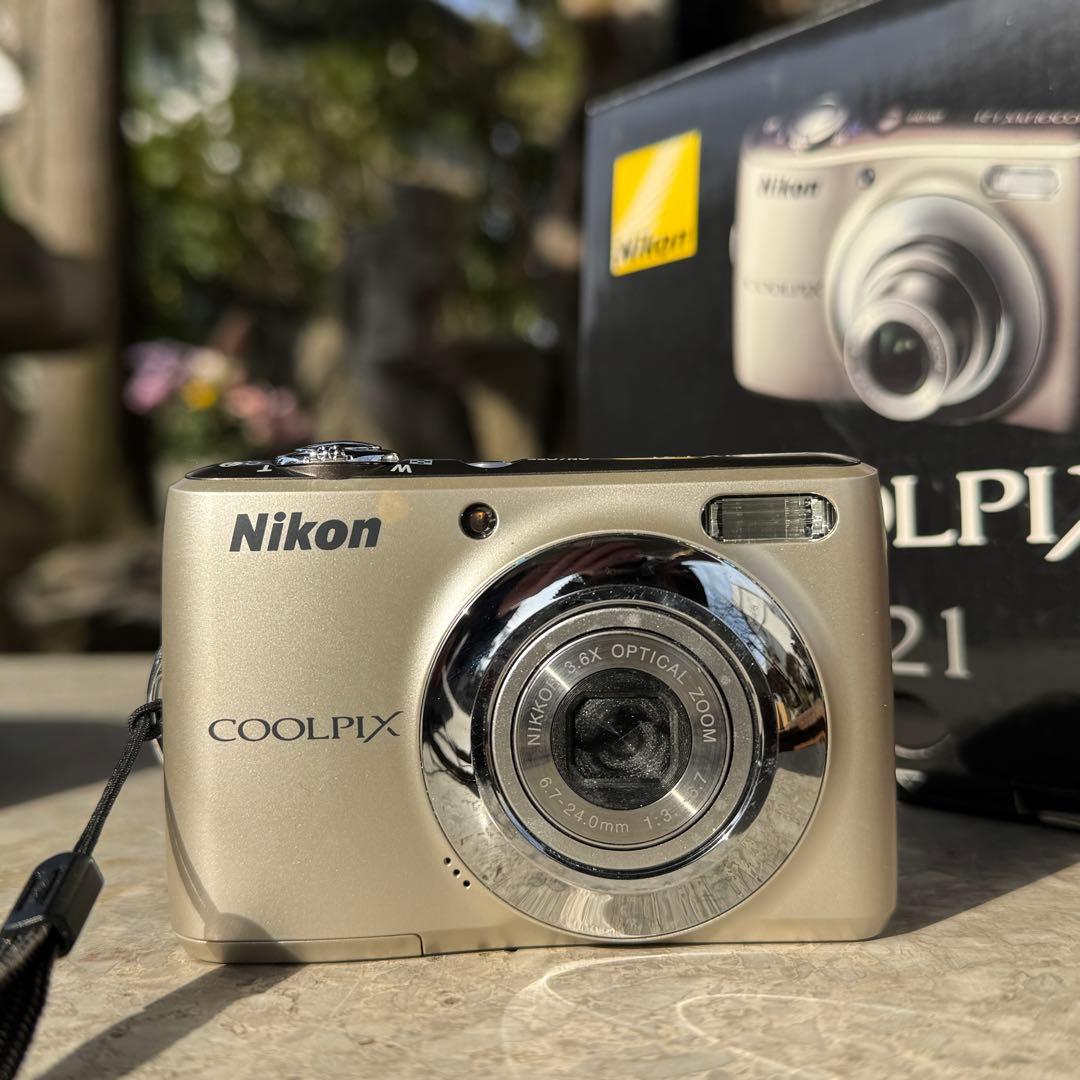 追加あり⭕️【動作確認済】Nikon COOLPIX L21 デジカメ　シルバー
