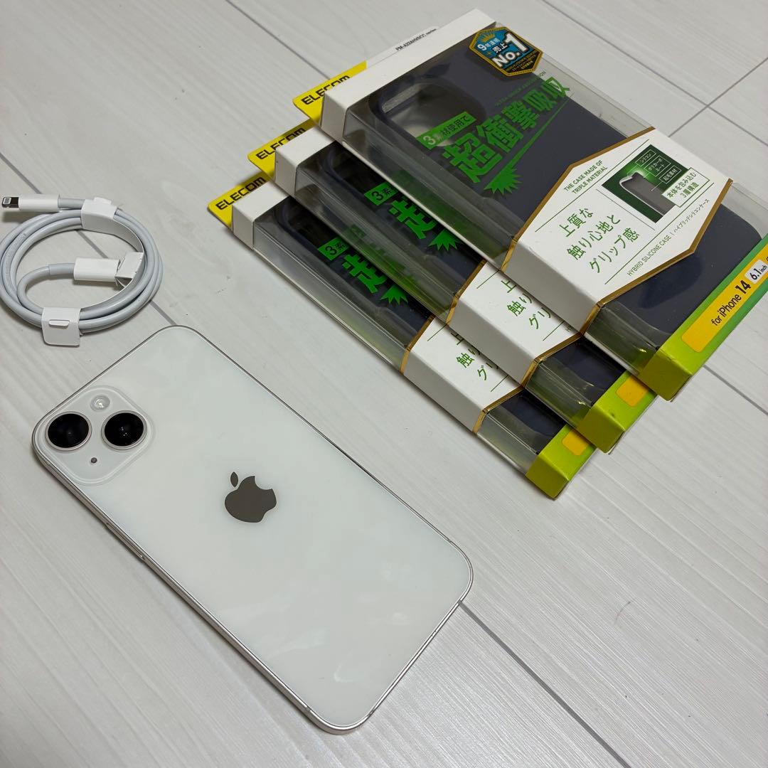 新品バッテリー‼️iPhone 14 128GB SIMフリー