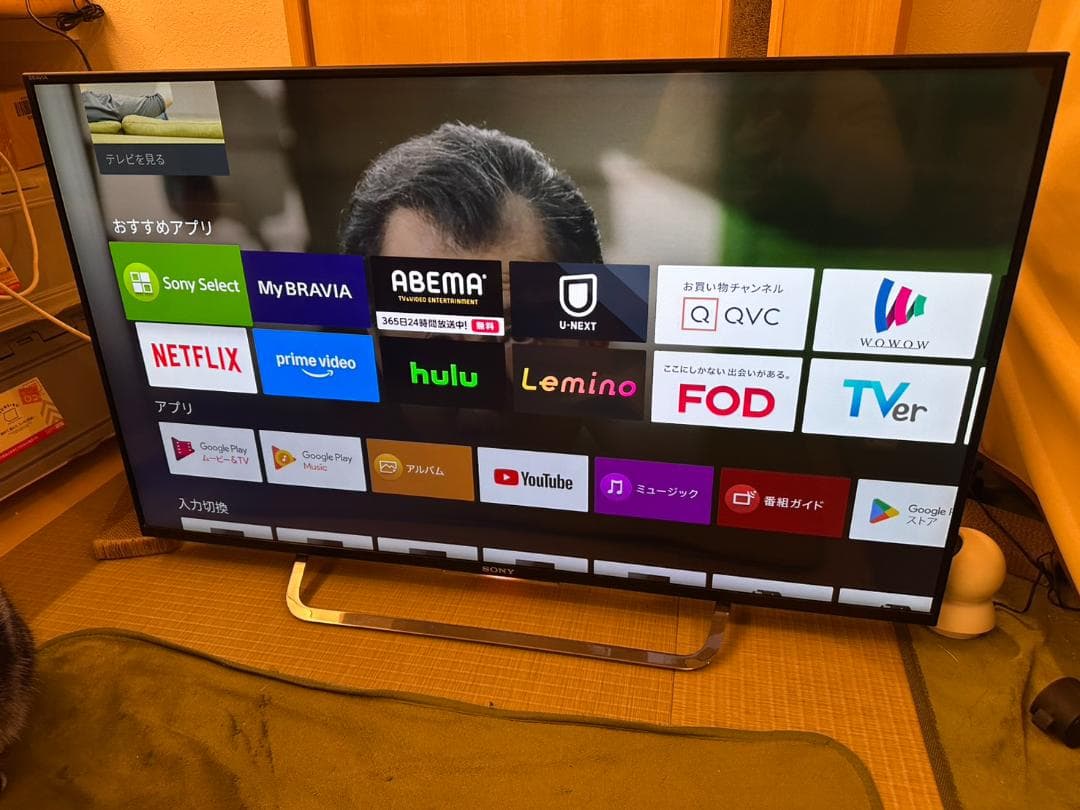 スマートテレビ　4K対応！SONY ソニー　KJ-43X8500C　映り綺麗