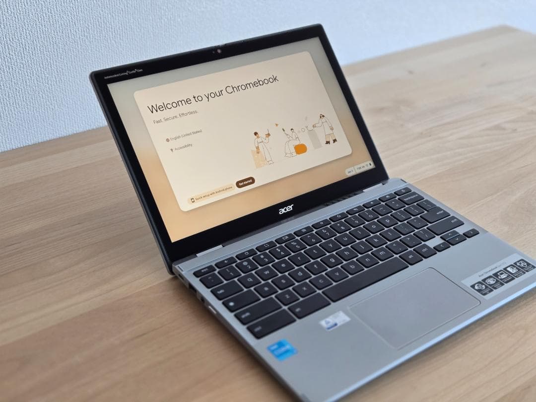 たいち日本未発売小型高性能 Acer Chromebook Spin312