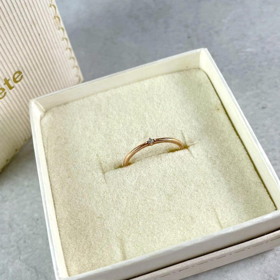 ete エテ　0.01カラット　 K10　 指輪 リング　アクセサリー