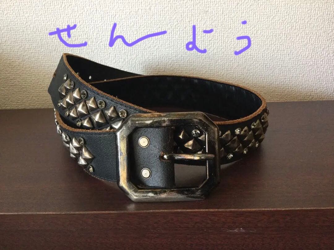 BUFFALO BOBS スタッズ付きレザーベルト