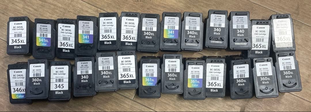 Canon 使用済みインク２６個