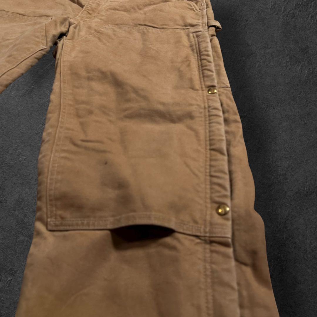 Carharttカーハート オーバーオールダック中綿キルティングダブルニー古着