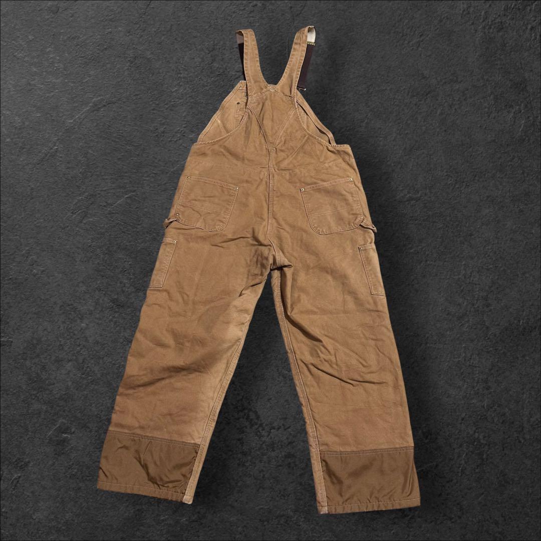Carharttカーハート オーバーオールダック中綿キルティングダブルニー古着