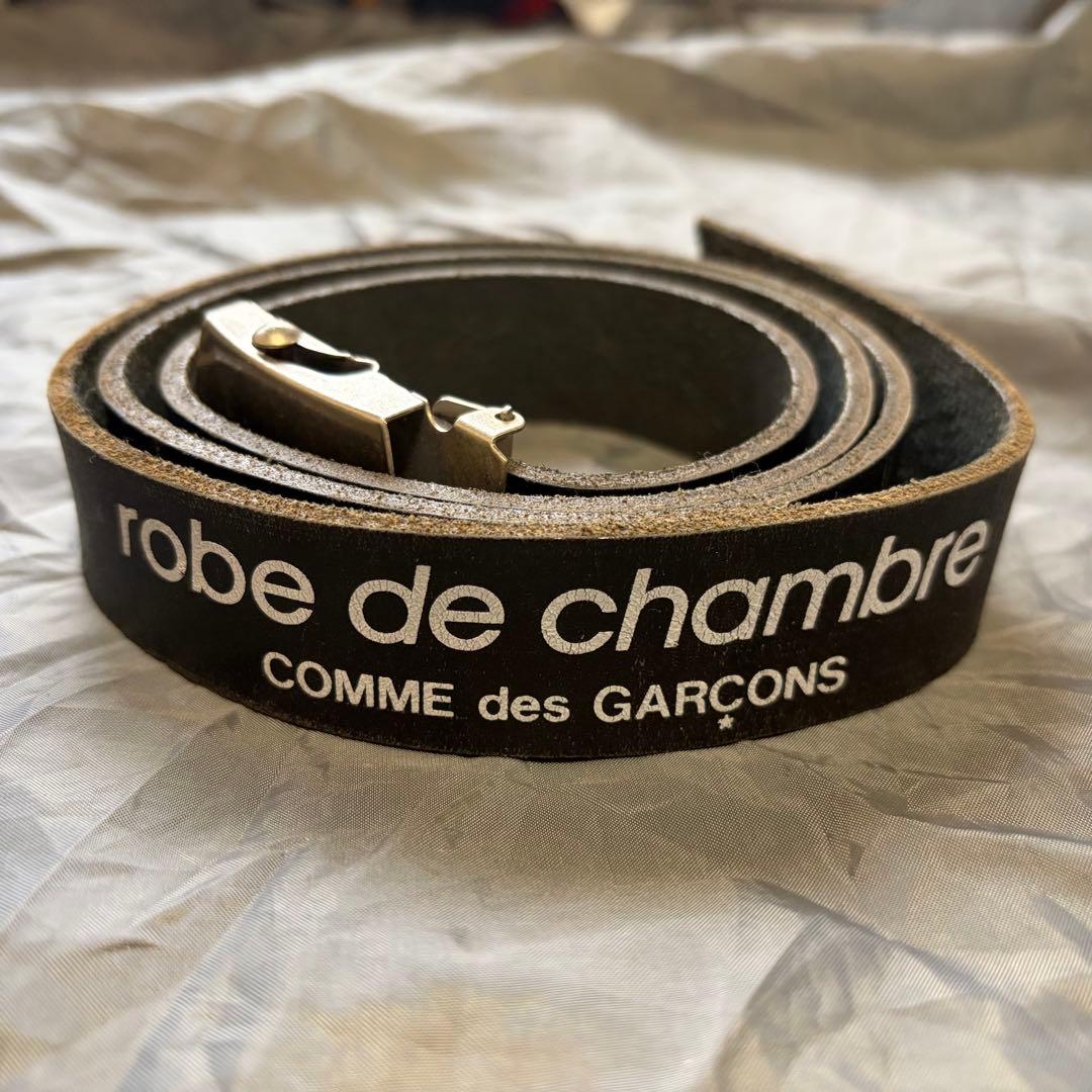 コム デ ギャルソンrobe de chambre ガチャベルト ブラック