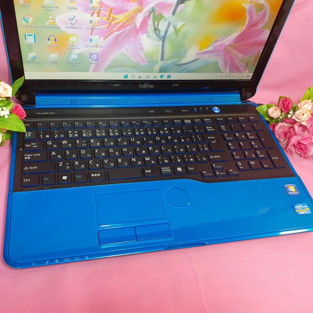 新Win11★新品★SSD480G★2世代Core-i7★メモリ8G★Zoom★