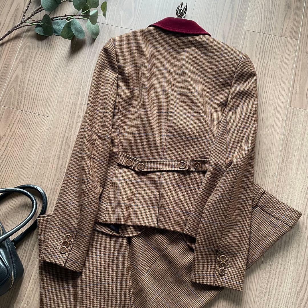 Paul Smith BLACK ポールスミス　千鳥格子　パンツセットアップ3B