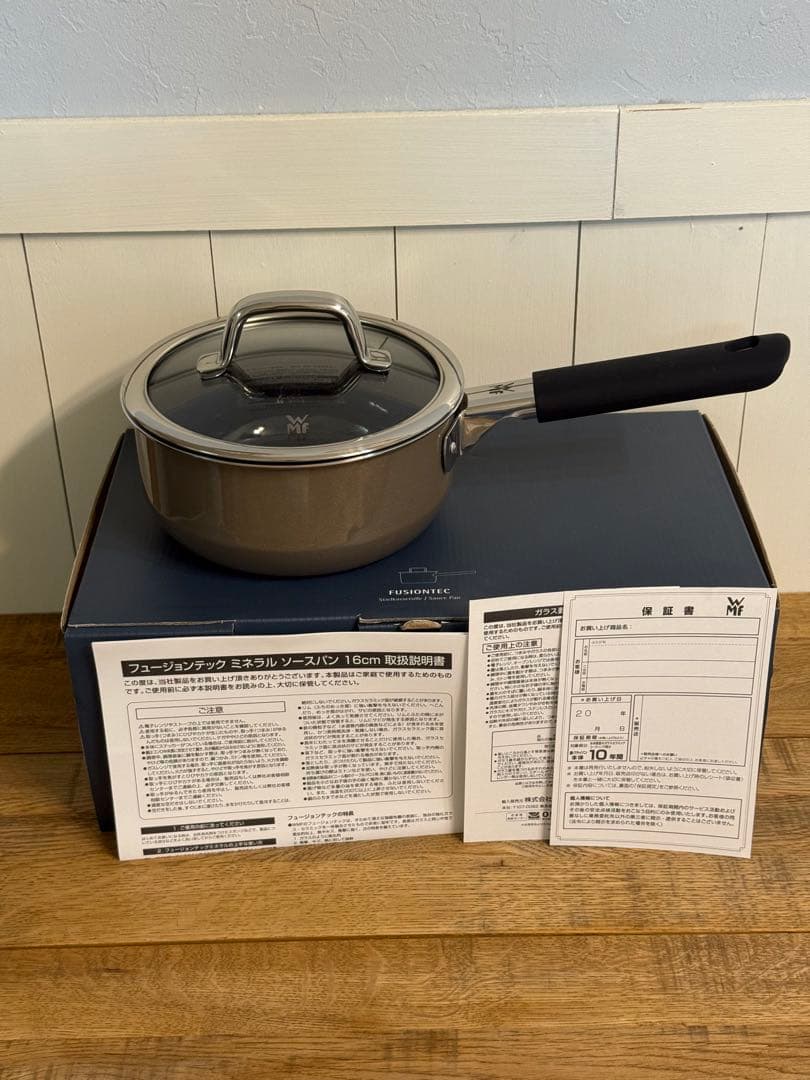 新品 フュージョンテック ミネラル ソースパン16cm DR