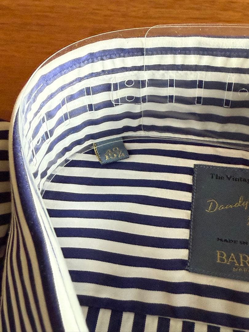 BARBA(バルバ)DANDY LIFE コットンロンドンストライプ サイズ40