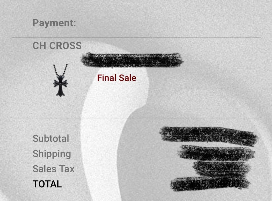 サ*廷様 公式購入 CHROME HEARTS クロムハーツ シリコン ネックレ