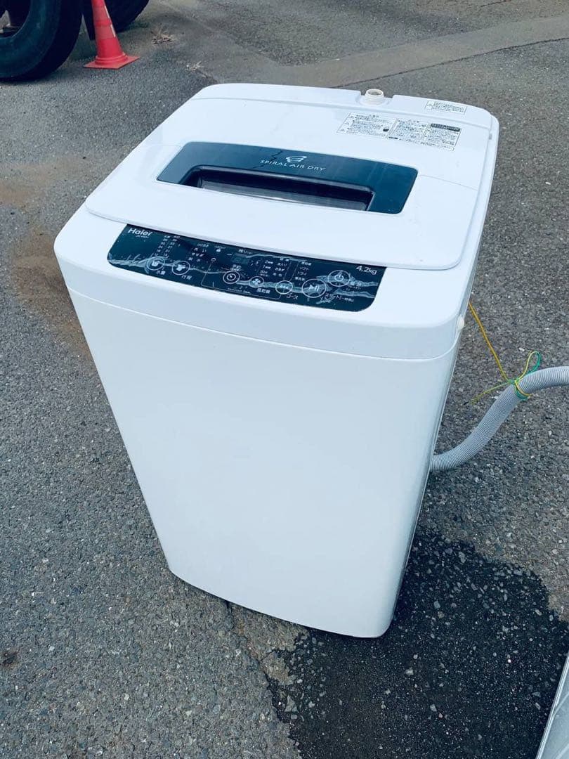 ①✅ハイアール電気洗濯機✅ ✅JW-K42H✅