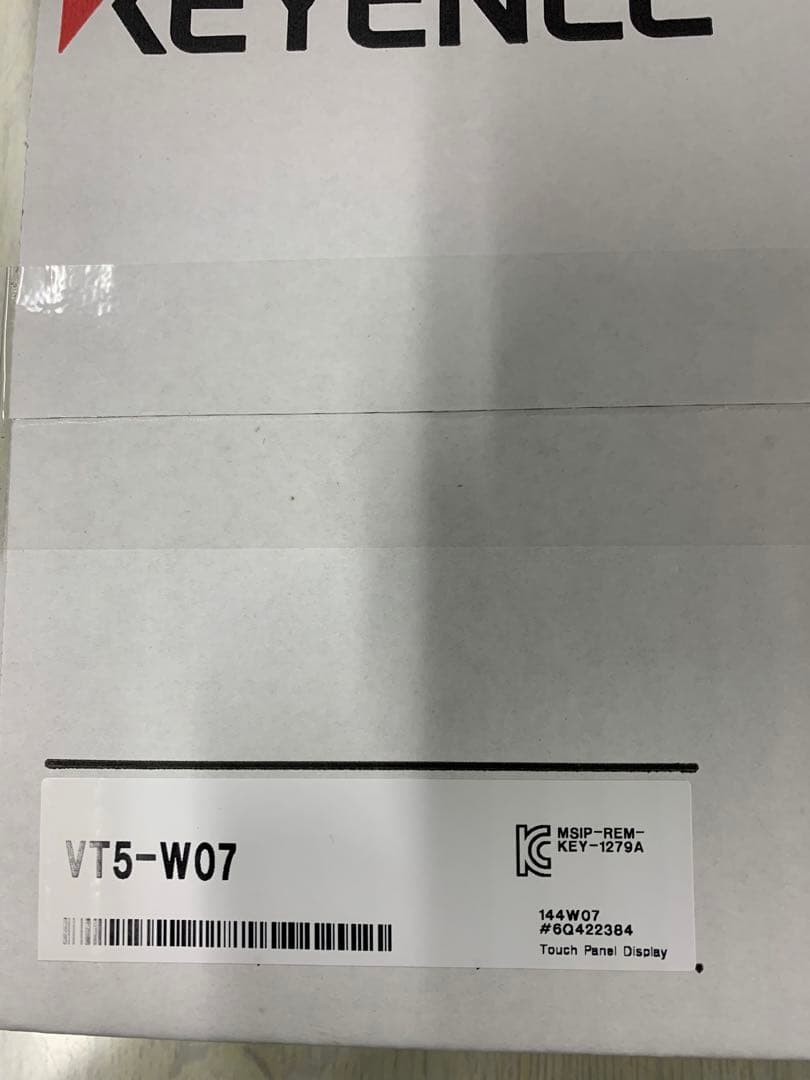 KEYENCE VT5-W07 タッチパネルディスプレイ　２個未開封品